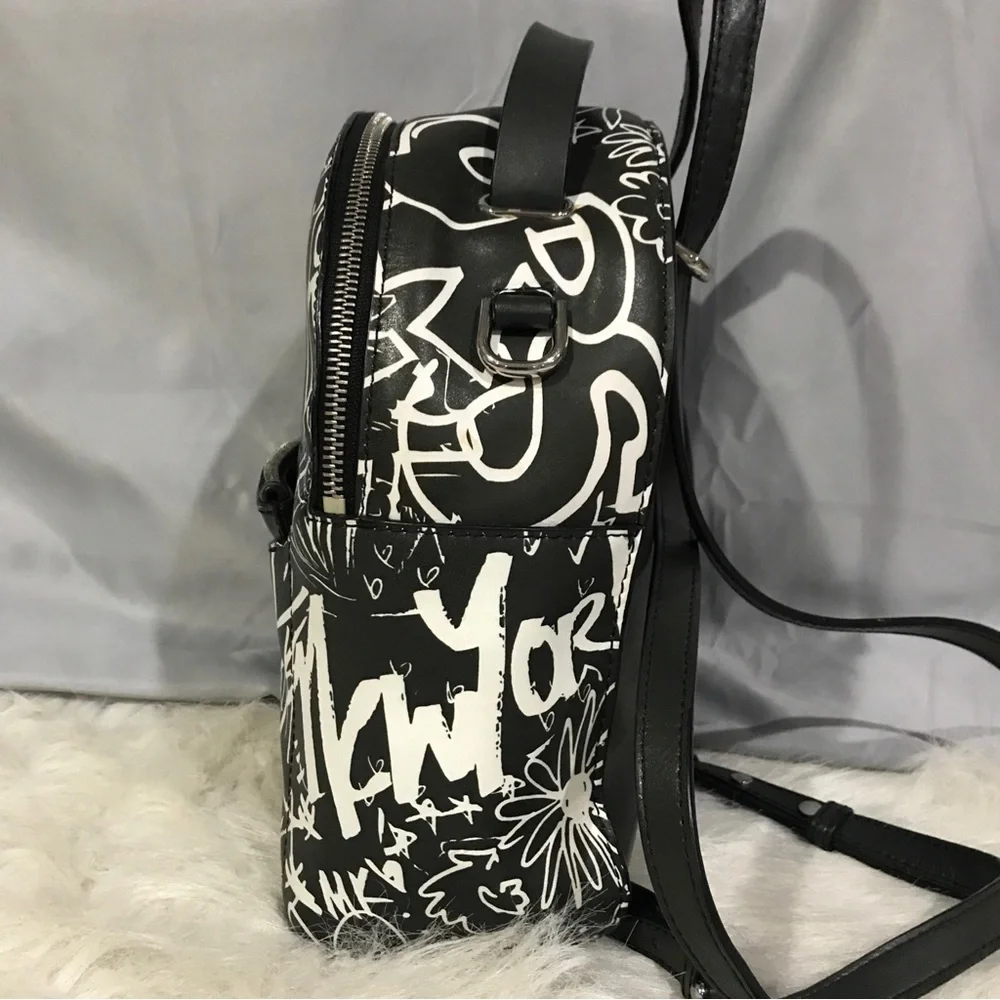 Michael Kors Graffiti Printed Backpack EUC